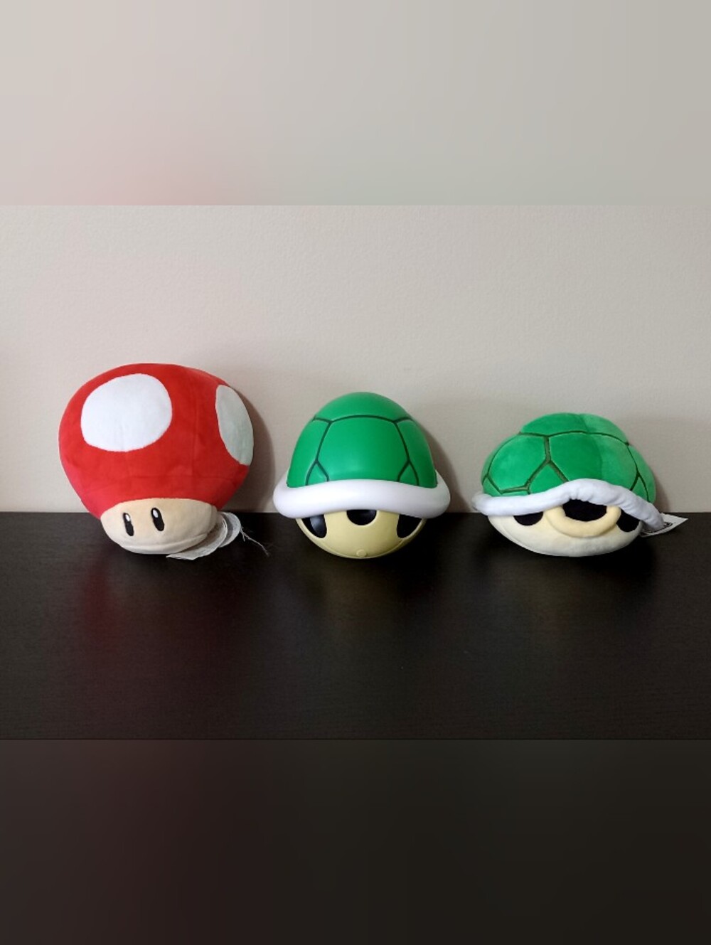 Super Mario Bros Interactive Plush & Light Up Lot – Mushroom & Green Shells